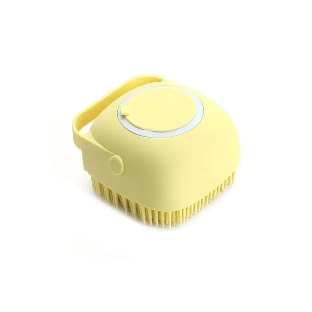 Pet Bathing Brush Soft Silicone Massager Shower Gel Bathing Brush Clean Tools Comb Gloves Dog Cat Grooming Supplies Accessories