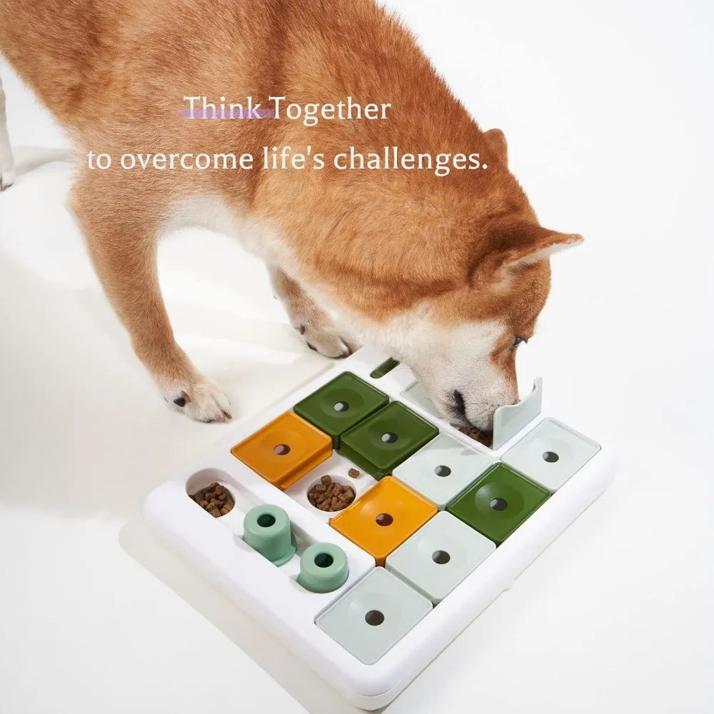 Dog Puzzle Toy 3 Levels, Mental Stimulating for Boredom and Smart Dogs, Treat Puzzle for All Breeds