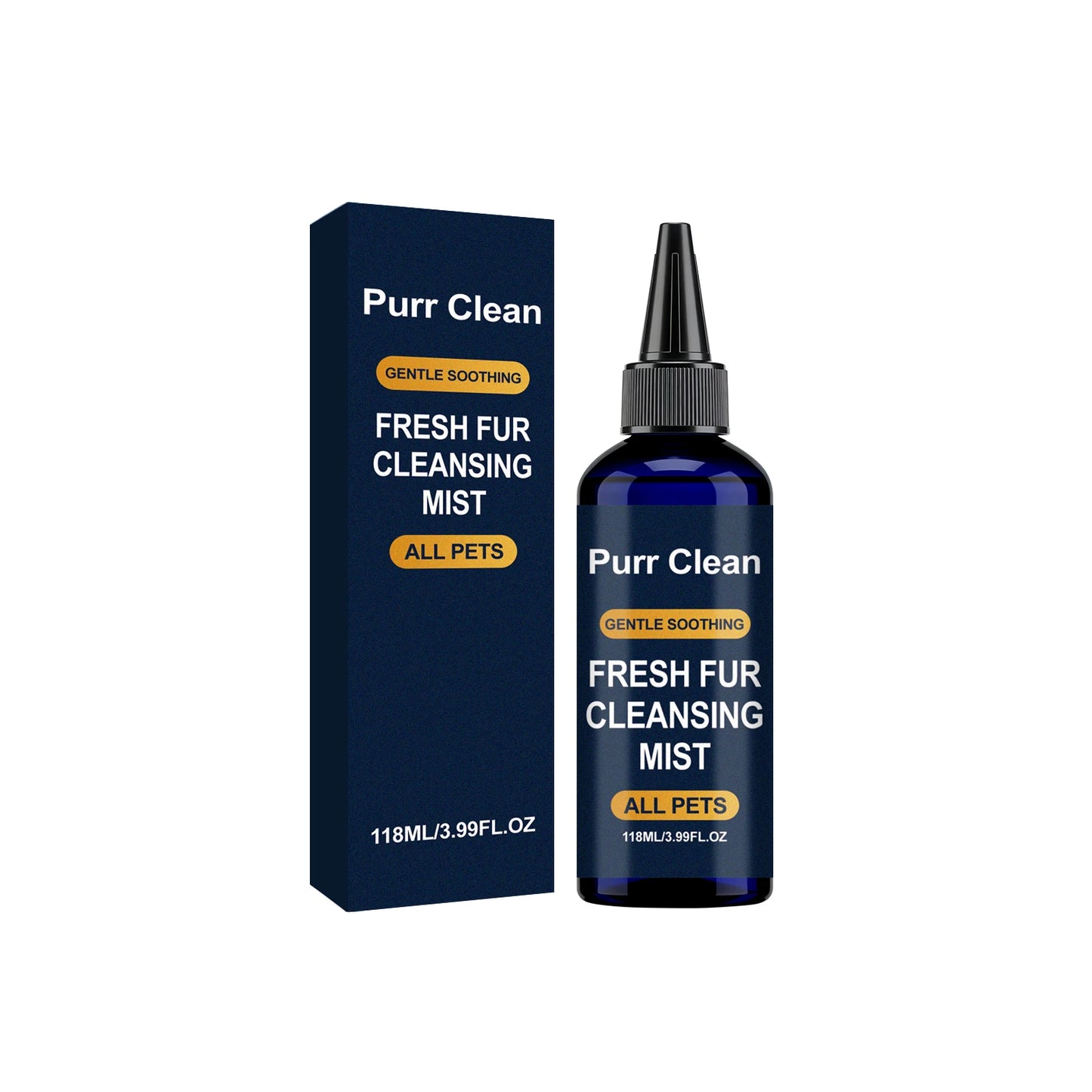 118ML Pet Hair Cleaning Agents for Dog & Cats Deep Cleaning Dirts Enhance Smoothness Remove Stains Eliminate Bad Odor Glowing Refreshing Pet Hair Cleaner Spray
