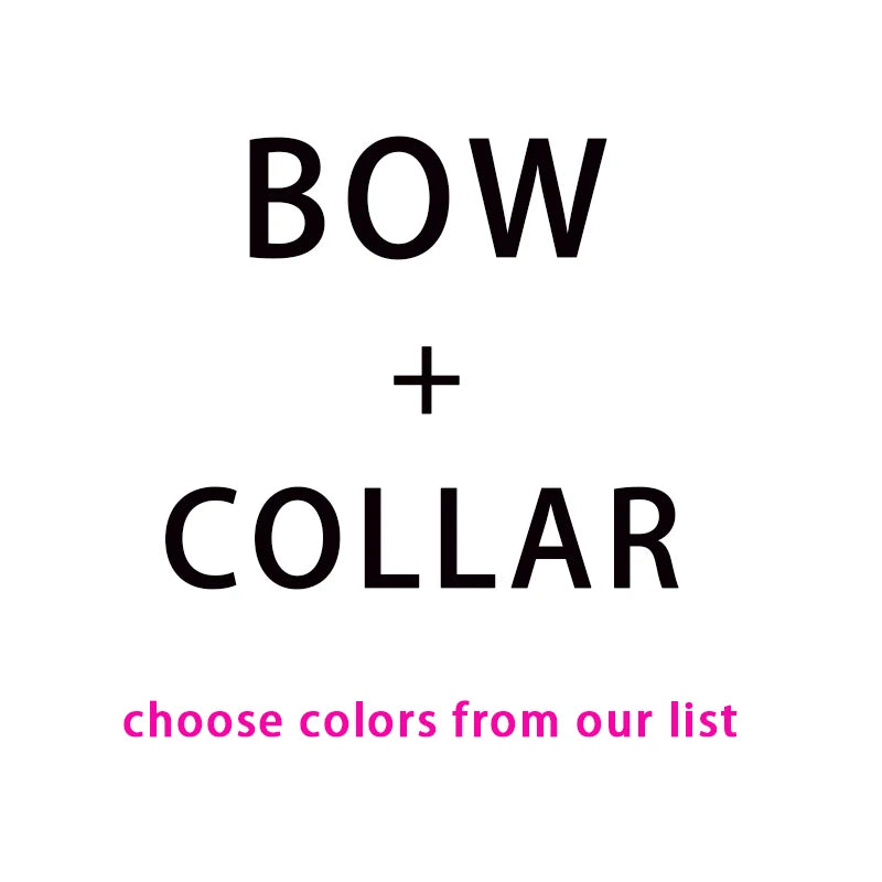 Multi Colors Pet Harness And Leash Set XS-XL Free Logo Dog Collar Bowtie Leads Accessory Velvet Pet Poop Bag Holder