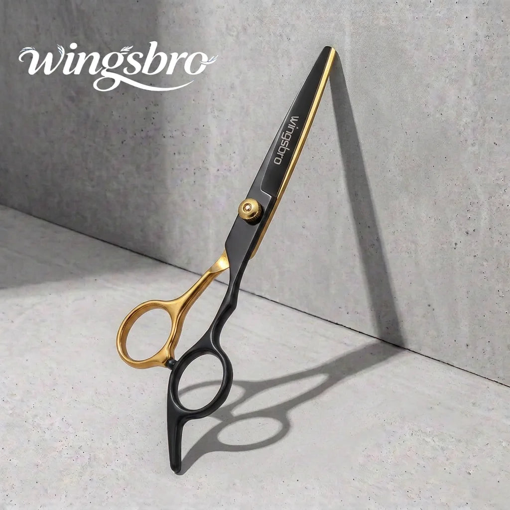 6.5 Inch Pet Grooming Scissors Kit Cat Hair Thinning Shear Pet Scissors Set Blackgold Dog Scissors