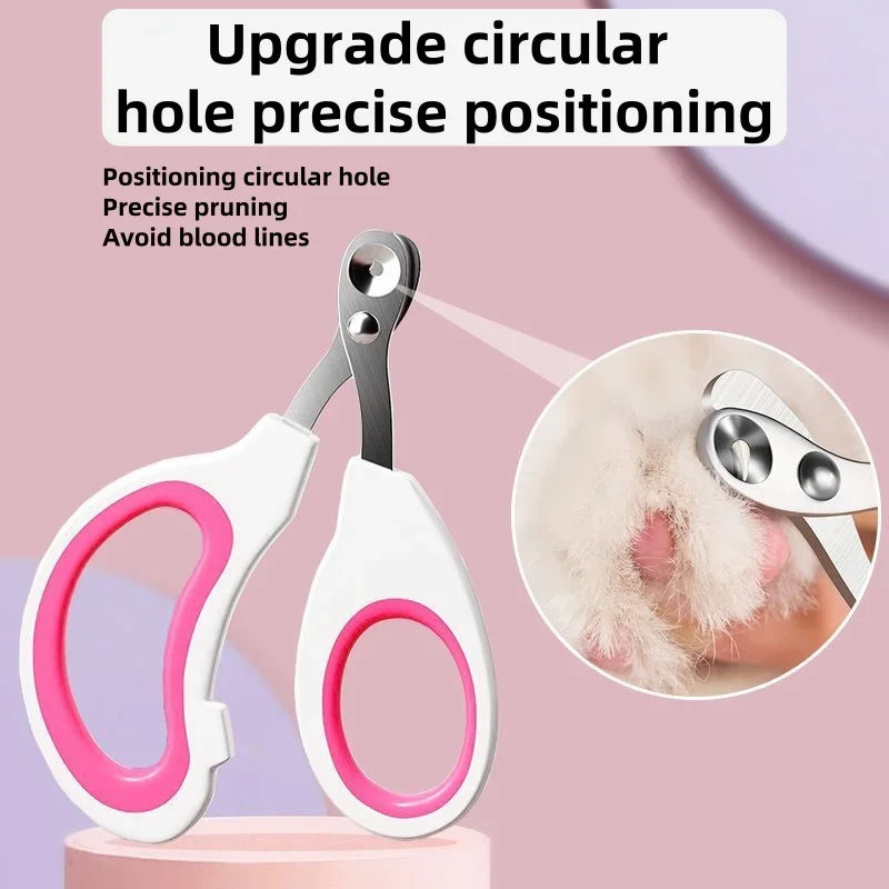 Pets Professional Cat Nail Clippers for Small Cat Dog Stainless Steel Puppy Claws Cutter Pet Nail Grooming Clippers Trimmer