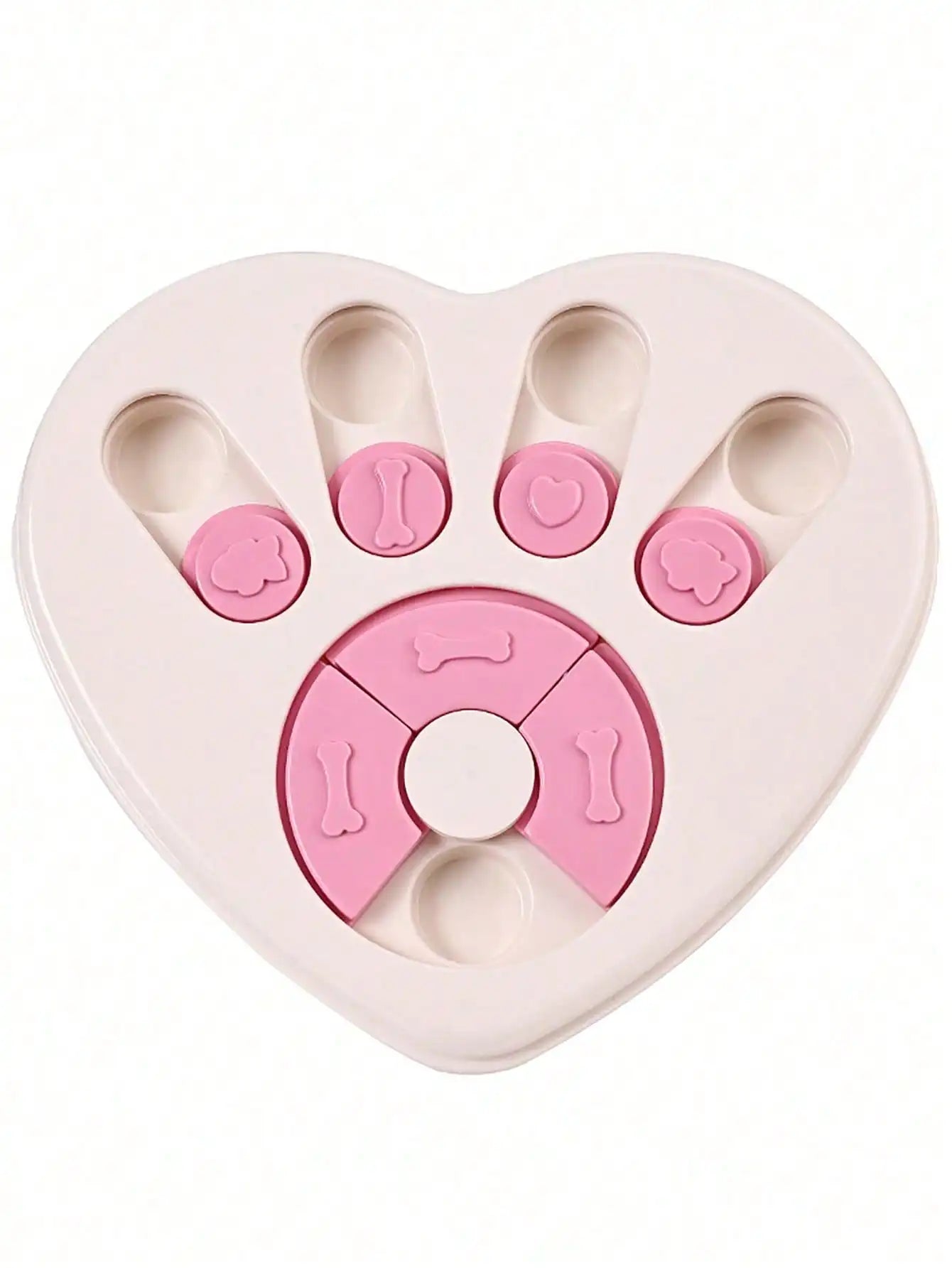 1PC Dog Puzzle Toys Slow Feeder, Interactive IQ-Enhancing Food Dispenser, Non-Slip Slow Eating Bowl, Cat And Dog Food Game, Durable And Easy To Clean, Anti-Choking Function, Slow Feed Treat Dispenser,