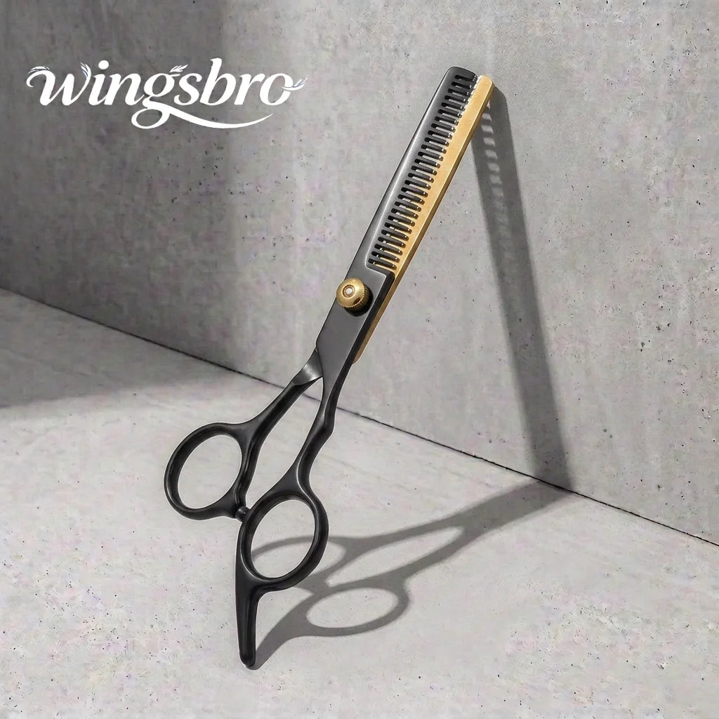 6.5 Inch Pet Grooming Scissors Kit Cat Hair Thinning Shear Pet Scissors Set Blackgold Dog Scissors