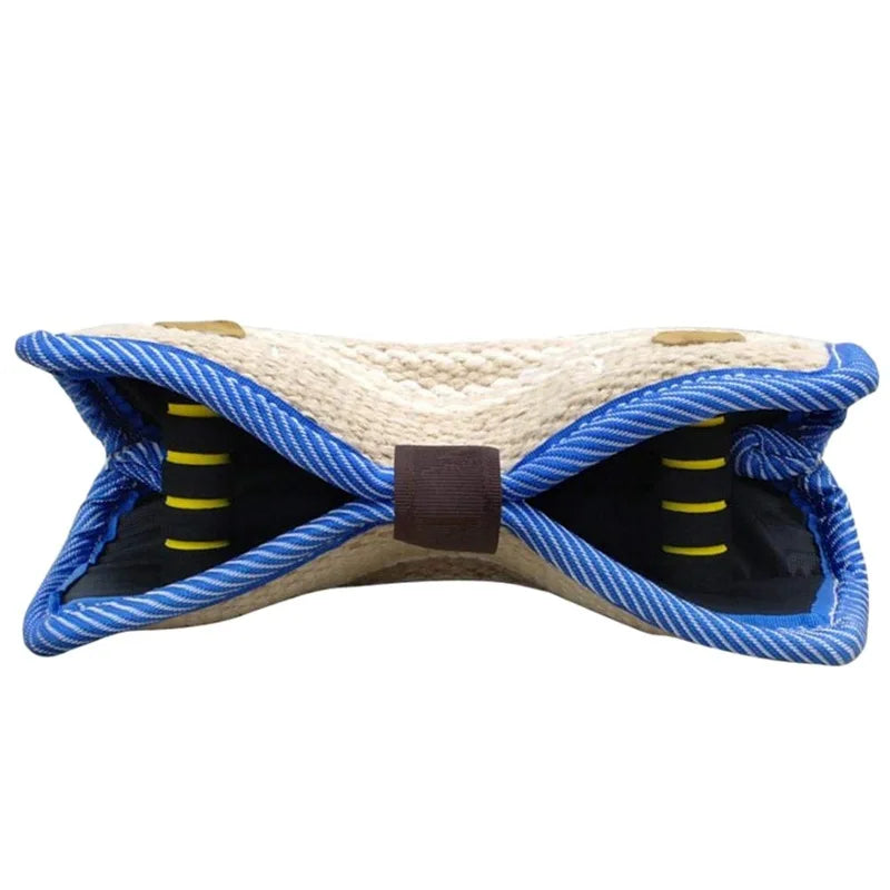Dog Bite Pillow,High Quality Jute Training Biting Sleeves Sturdy Interactive Play Tug of Dogs Toy Tear Resistant for Pet Toys