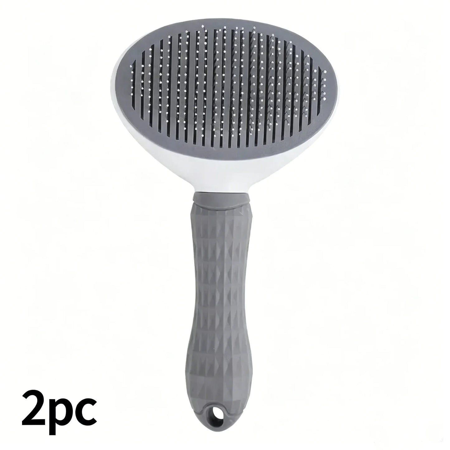 1pc/2pc Self-Cleaning Pet Brush Comb Removes Hair Gentle Pain Free Detangler Grooming Tools for Dogs Cats Daily Care Accessories