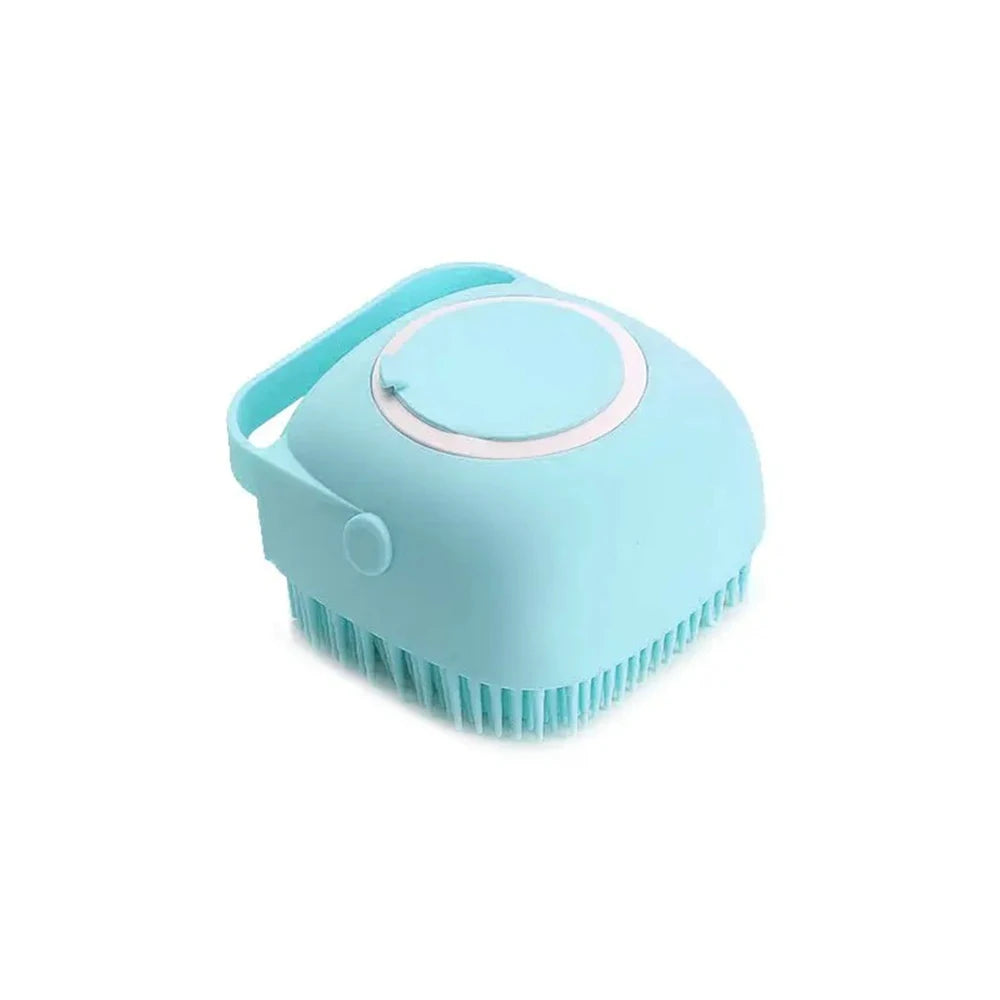 Pet Bathing Brush Soft Silicone Massager Shower Gel Bathing Brush Clean Tools Comb Gloves Dog Cat Grooming Supplies Accessories