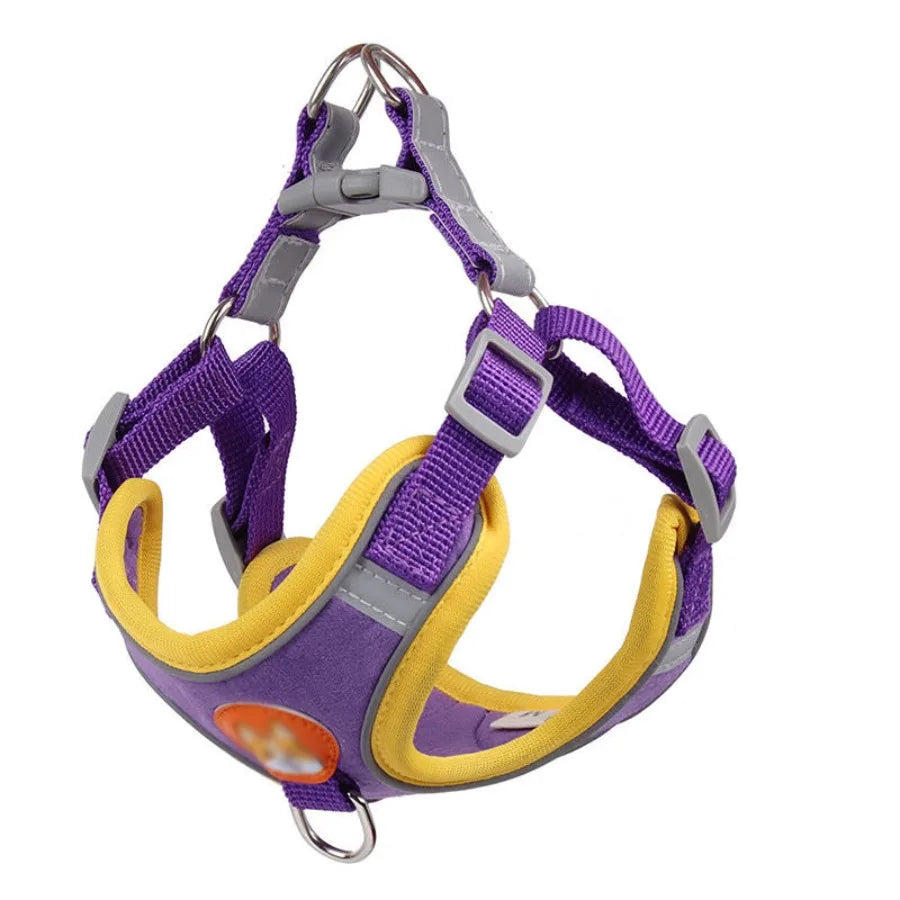 Vest type dog leash, medium size small dog, teddy bear, boomerang breast strap, puppy walking dog leash, dog chain.