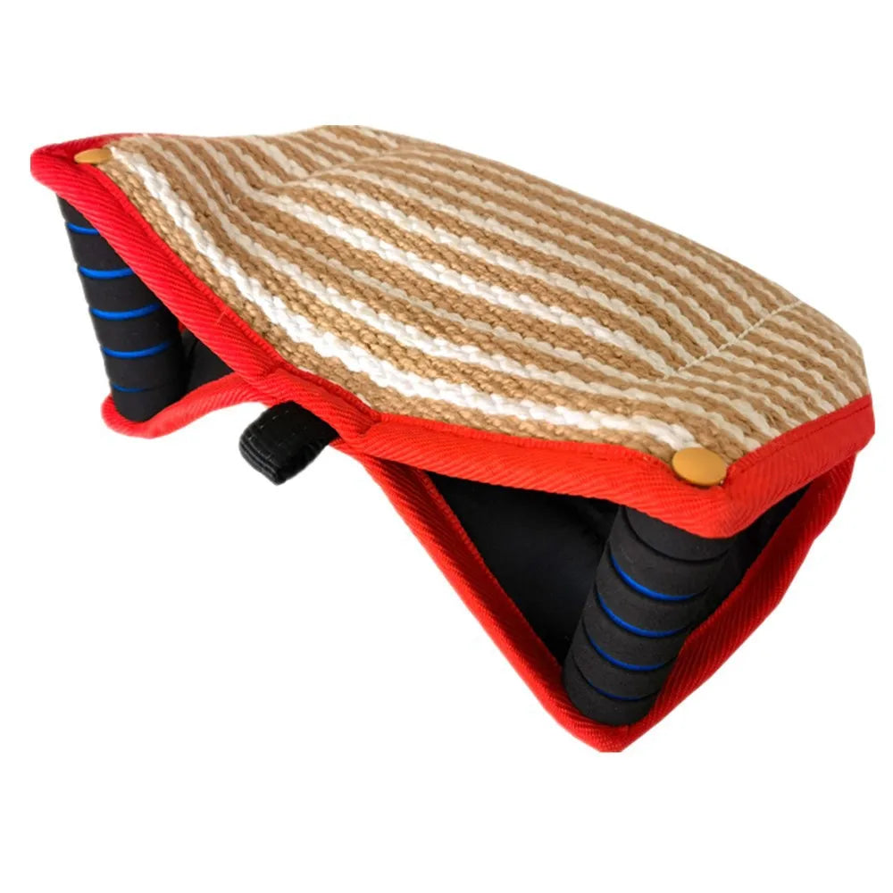 Dog Bite Pillow,High Quality Jute Training Biting Sleeves Sturdy Interactive Play Tug of Dogs Toy Tear Resistant for Pet Toys