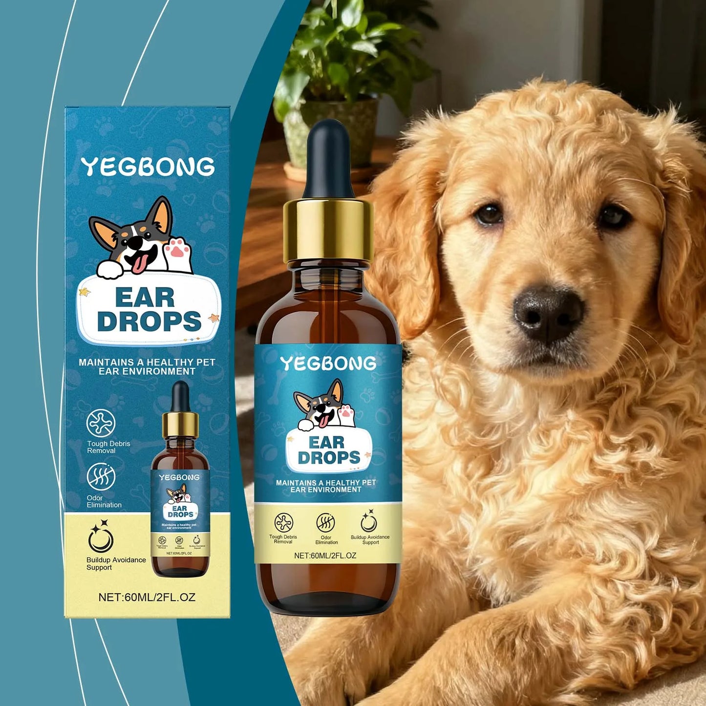 Dog Ear Care Drops Clean Your Pet's Ears With Gentle And Nourishing Ingredients