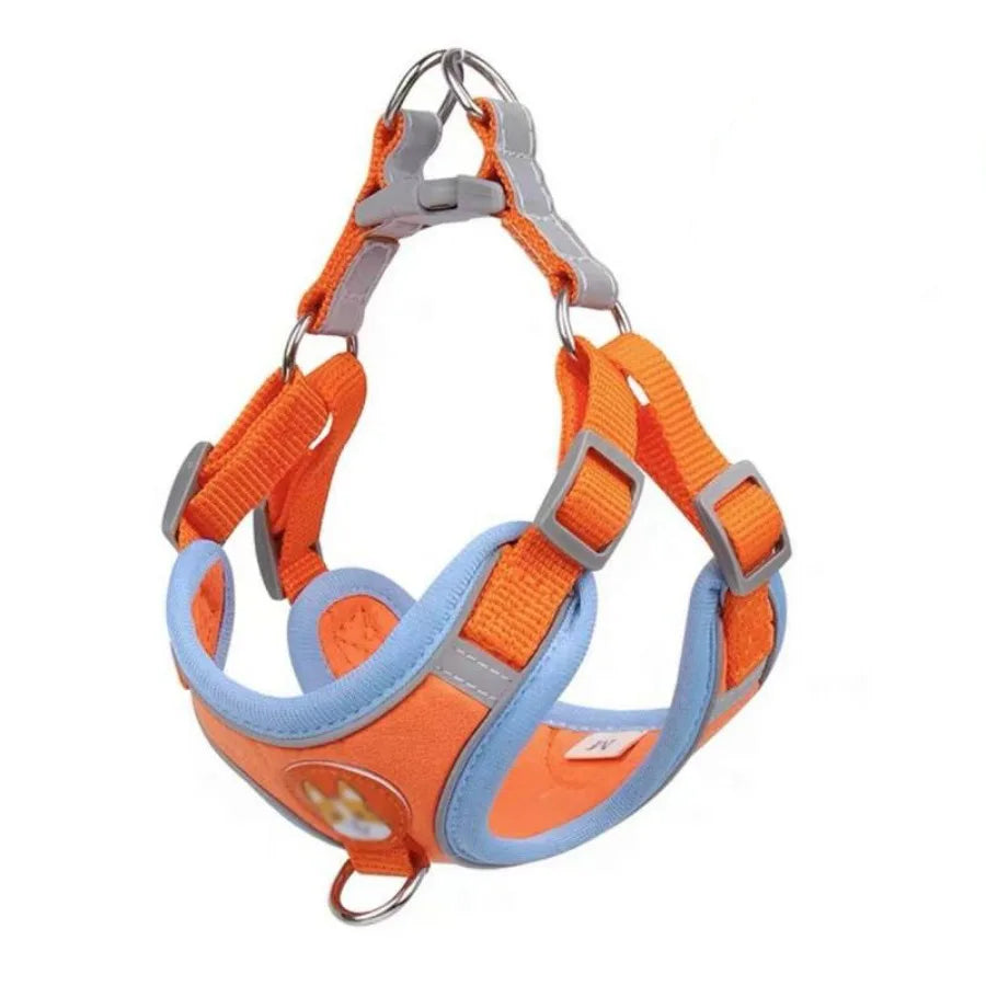 Vest type dog leash, medium size small dog, teddy bear, boomerang breast strap, puppy walking dog leash, dog chain.