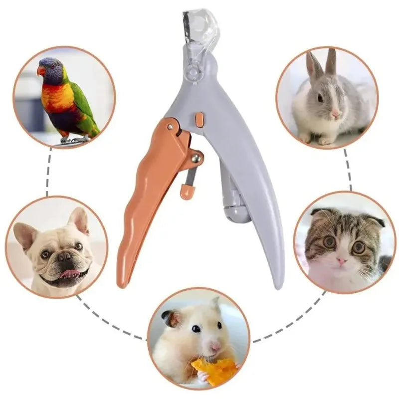 LED Light Pet Nail Clipper With Amplification Function Dog Cat Special Nail Trimmer Tool Pet Grooming Cleaning Supplies