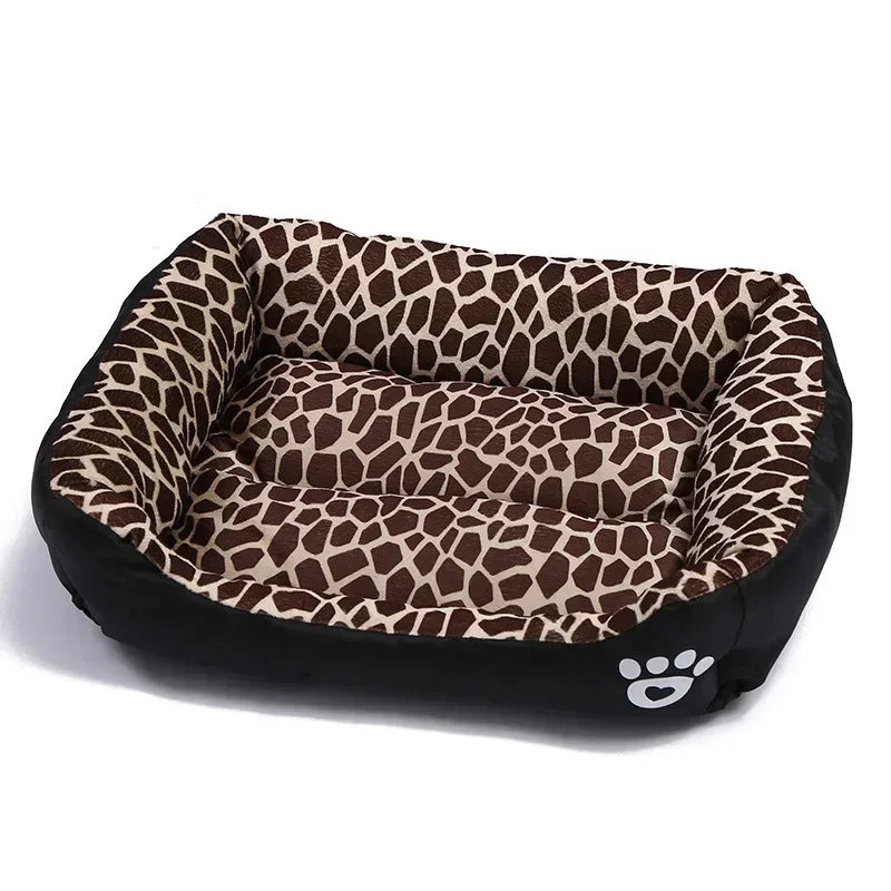 Pet Large Dog Beds Soft Warm Cat Bed Cushion Waterproof Bottom Small Dog Bed Chihuahua Husky Pet Sofa Beds For Dogs Cats S-3XL