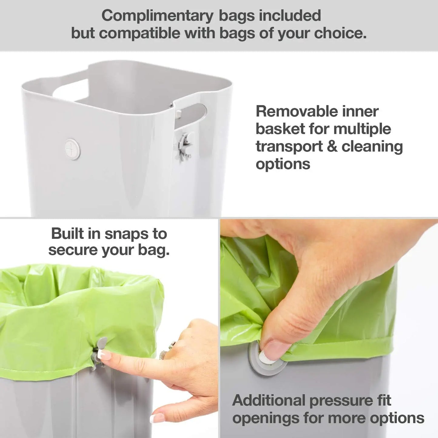 Leakproof Dog Poop Bags, Heavy Duty Waste Bags for Litter & Outdoor, Holds 10+ lbs, 10 Count