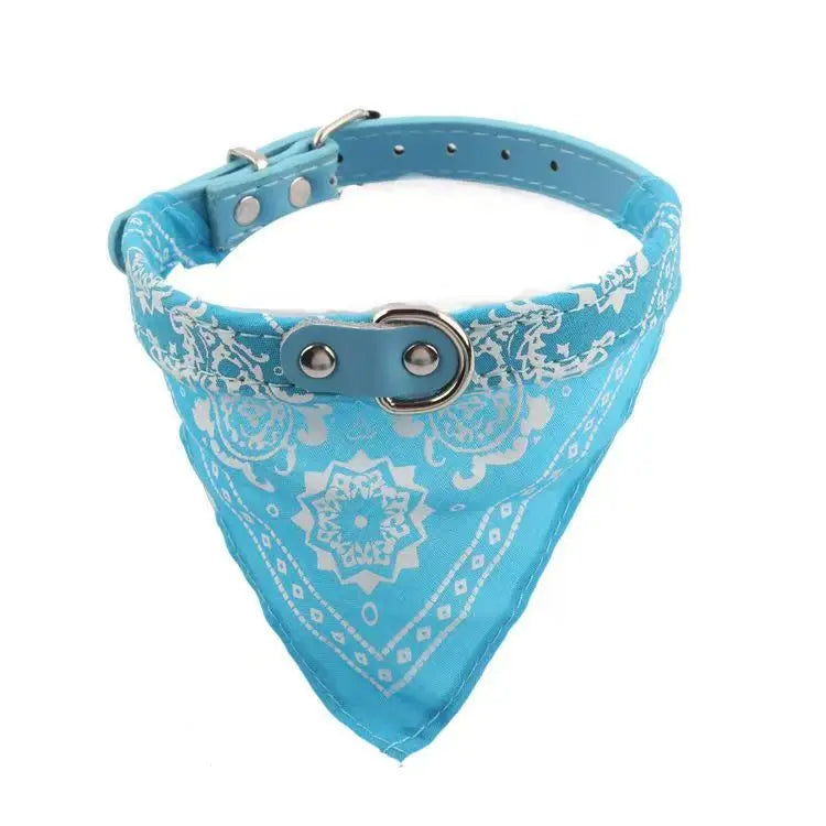 Dog and Cat Collar Bandana for Golden Retrievers, Poodles, and Small to Large Breeds – Pet Accessories and Printed Drool Towels
