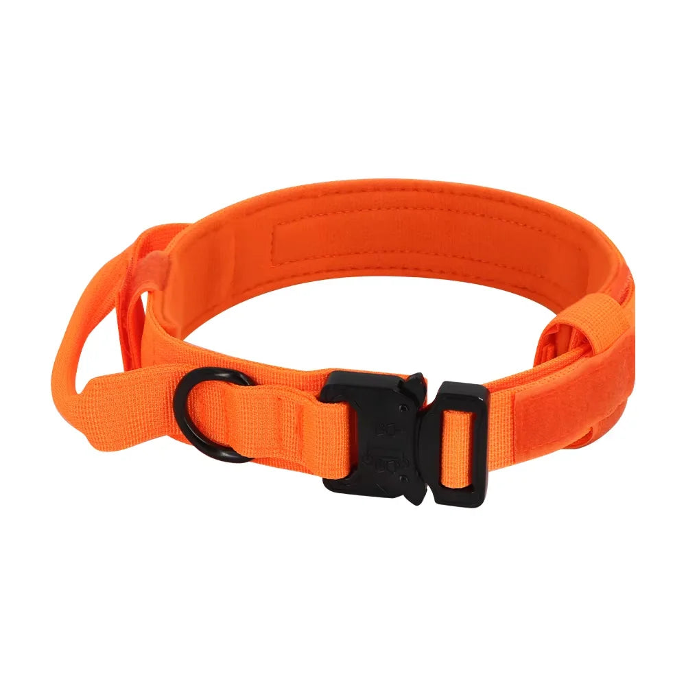 Dog Training Collar Adjustable Tactical Dog Collar And Leash Set Control Handle Pet Lead Collar For Small Big Dogs