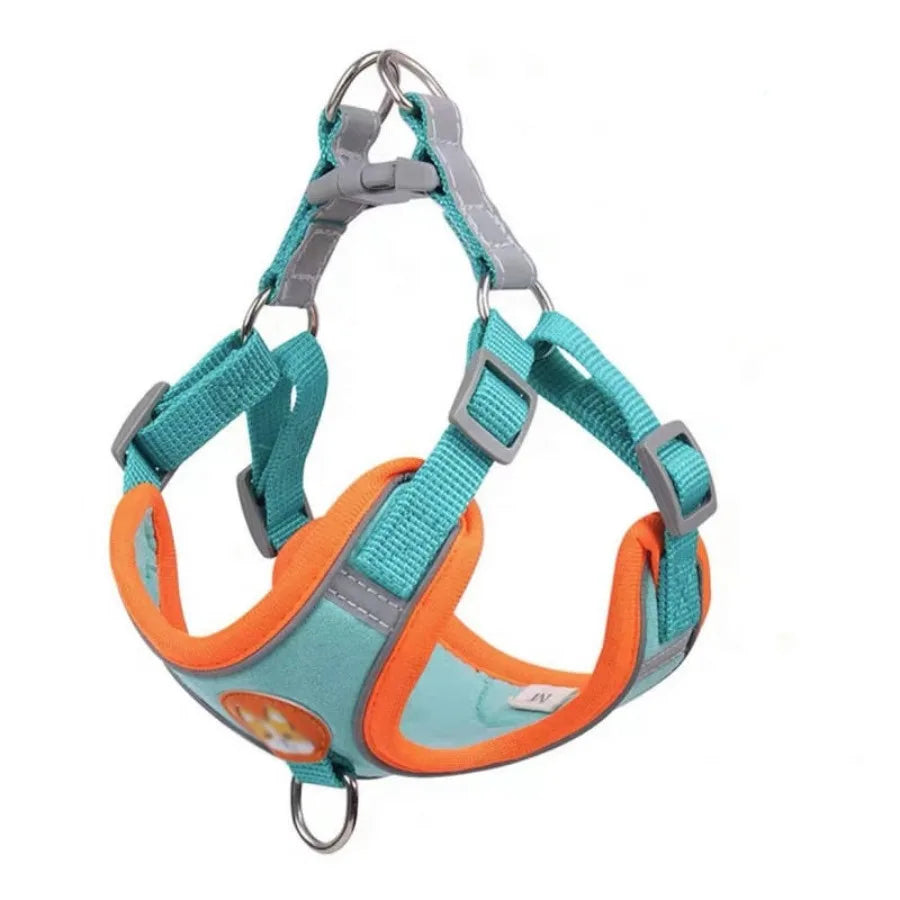 Vest type dog leash, medium size small dog, teddy bear, boomerang breast strap, puppy walking dog leash, dog chain.