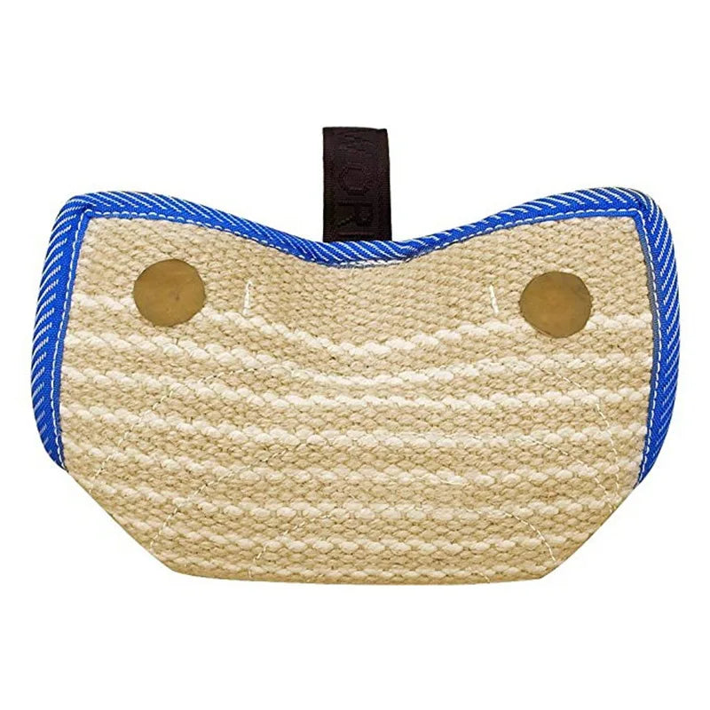 Dog Bite Pillow,High Quality Jute Training Biting Sleeves Sturdy Interactive Play Tug of Dogs Toy Tear Resistant for Pet Toys