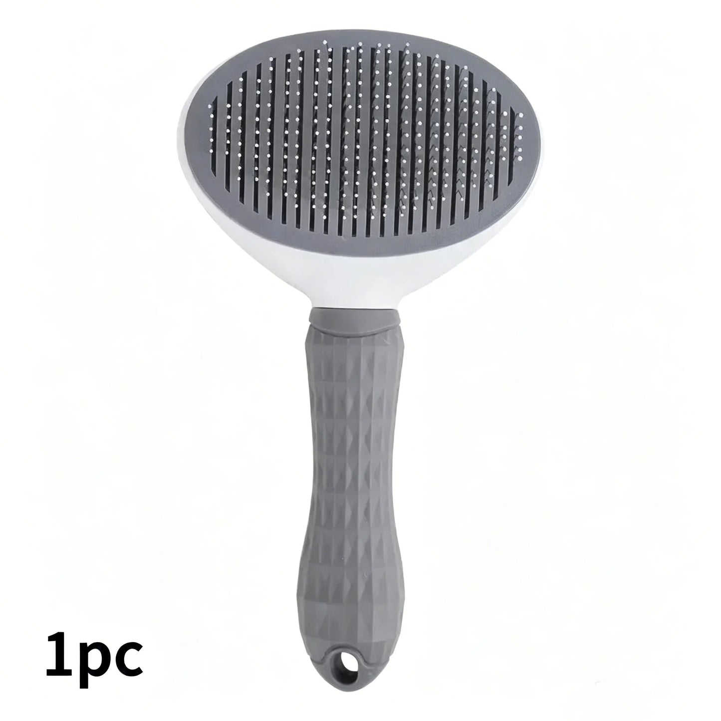 1pc/2pc Self-Cleaning Pet Brush Comb Removes Hair Gentle Pain Free Detangler Grooming Tools for Dogs Cats Daily Care Accessories