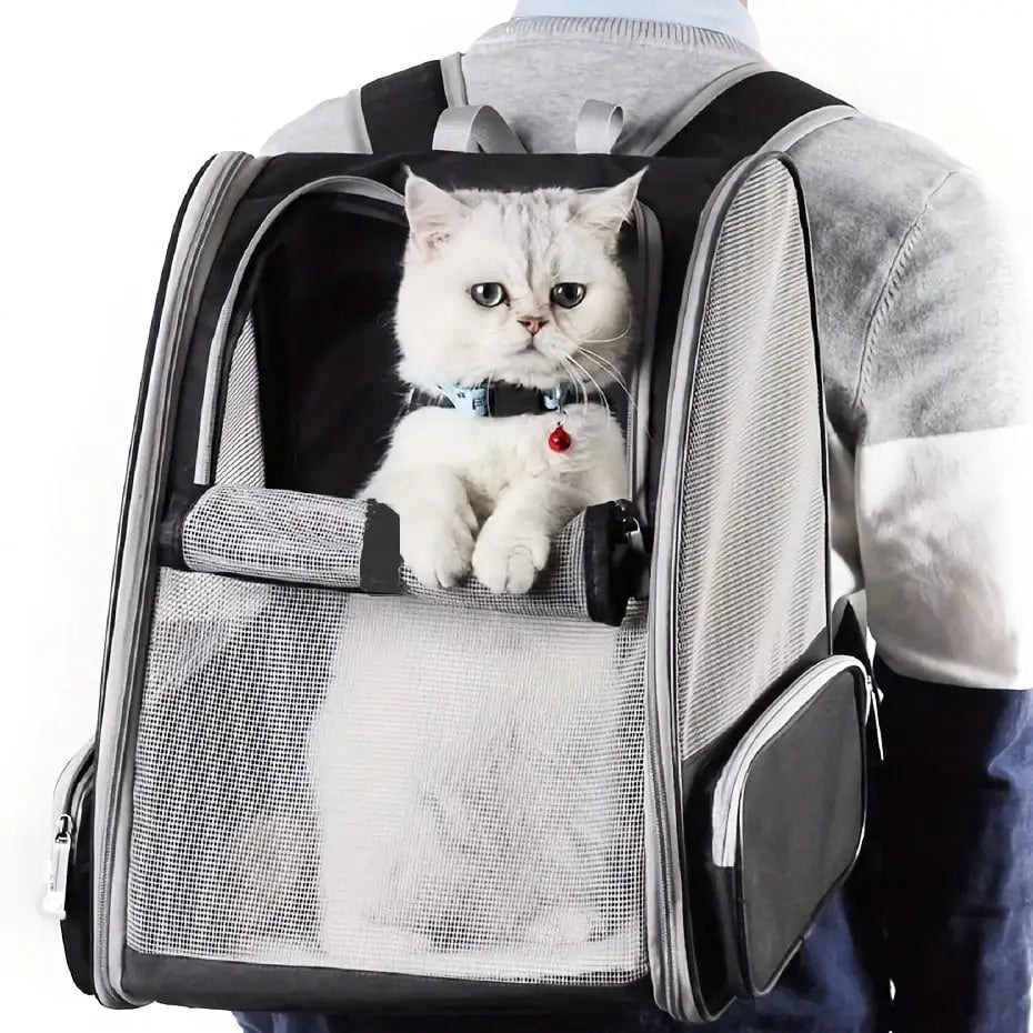 Airline Approved Pet Backpack Carrier Breathable Portable Cat Dog Travel Backpack Hold Up To 15 Lbs Soft Sided Small Animal Carry Bag For Puppies Kittens