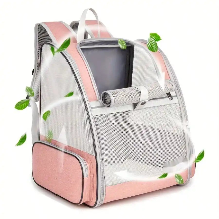 Airline Approved Pet Backpack Carrier Breathable Portable Cat Dog Travel Backpack Hold Up To 15 Lbs Soft Sided Small Animal Carry Bag For Puppies Kittens