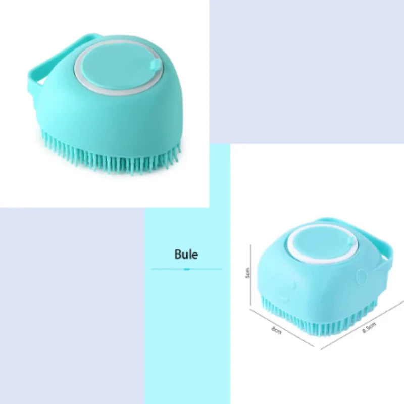 Multifunctional Bath Massage Brush for Dogs And Cats Soft Safety Silicone Puppy Grooming Tool Big Dog Cat Pet Accessories