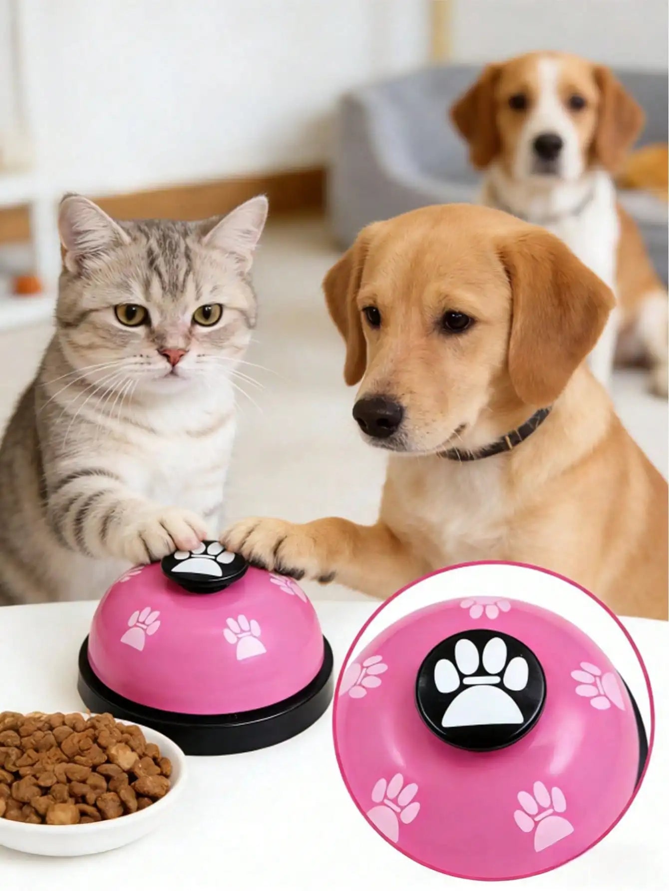 1 Set Pet Training Bells, Dog Potty Training And Outdoor Communication Bells, Dog Agility Training Interactive Toys