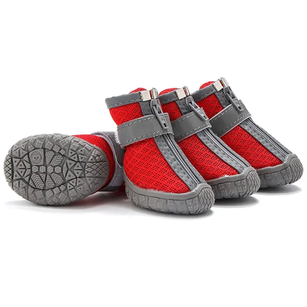 Dog Mesh Shoes Breathable Lightweight Waterproof Reflective Wear-resistant Fashion Sneakers Boots Cats Puppy All Season Hot New