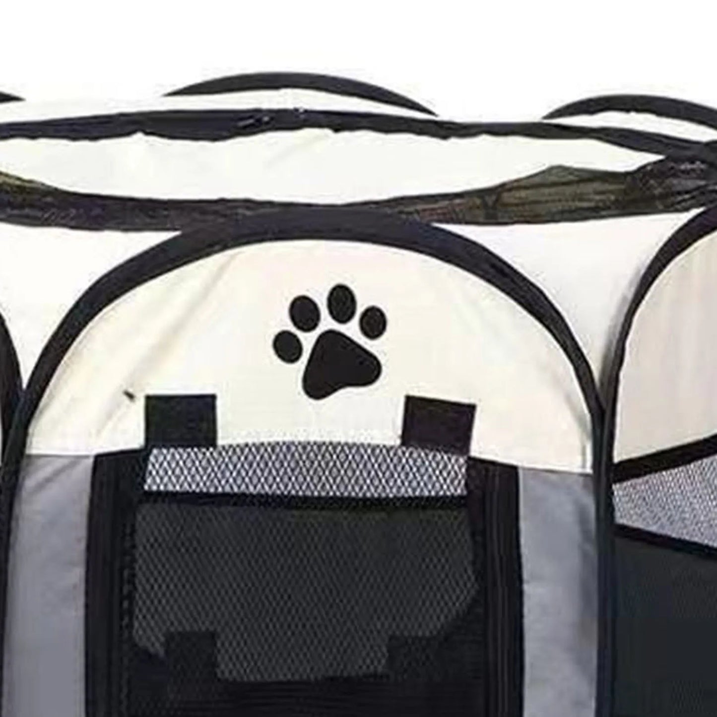 Foldable Soft Kennel Portable Dog Crate Breathable Spacious Space Easy to Clean Enclosed Foldable Soft Kennel for Cats Dogs