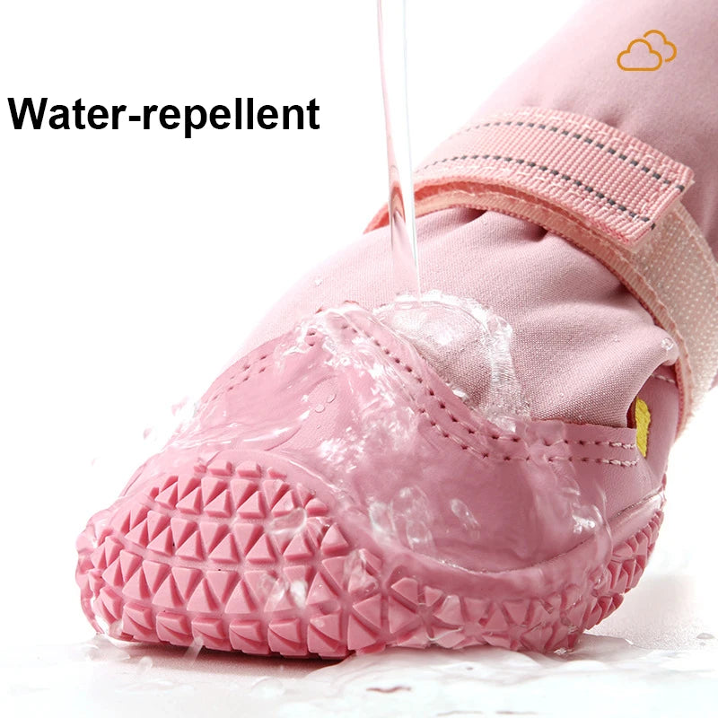2026 Winter Dog Boots Waterproof Anti Slip Warm Snow High Top Reflective All Sizes Outdoor Training Paw Protector Hot New