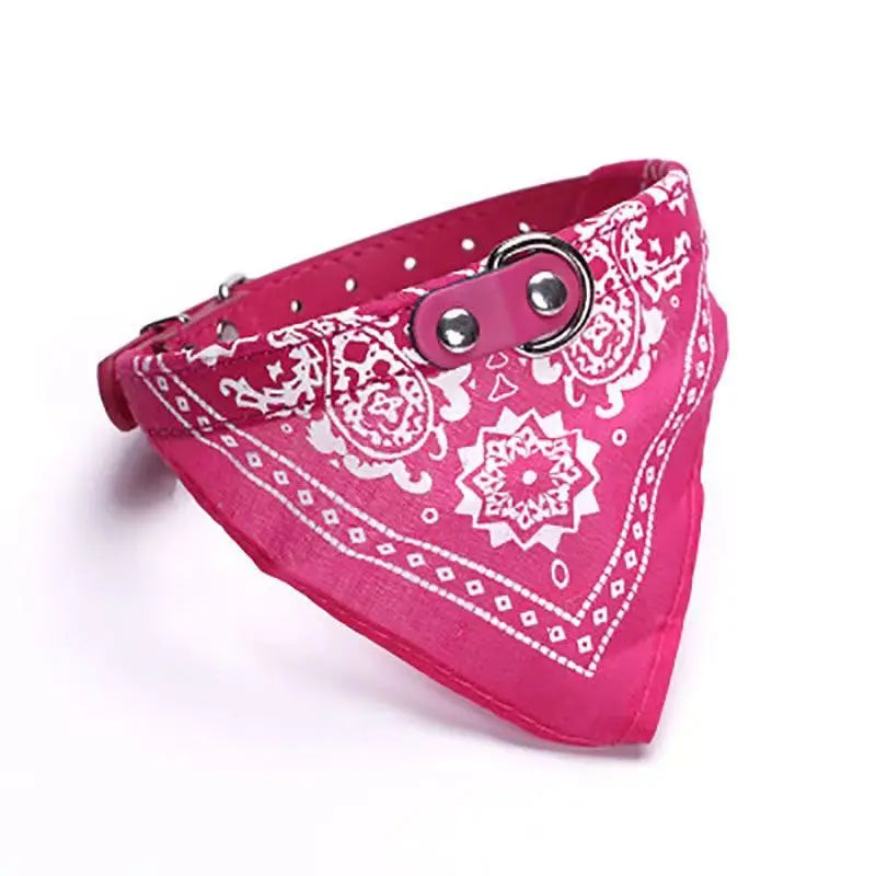 Dog and Cat Collar Bandana for Golden Retrievers, Poodles, and Small to Large Breeds – Pet Accessories and Printed Drool Towels