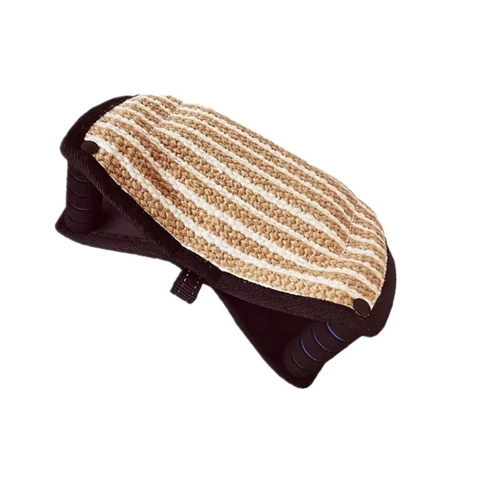 Dog Bite Pillow,High Quality Jute Training Biting Sleeves Sturdy Interactive Play Tug of Dogs Toy Tear Resistant for Pet Toys