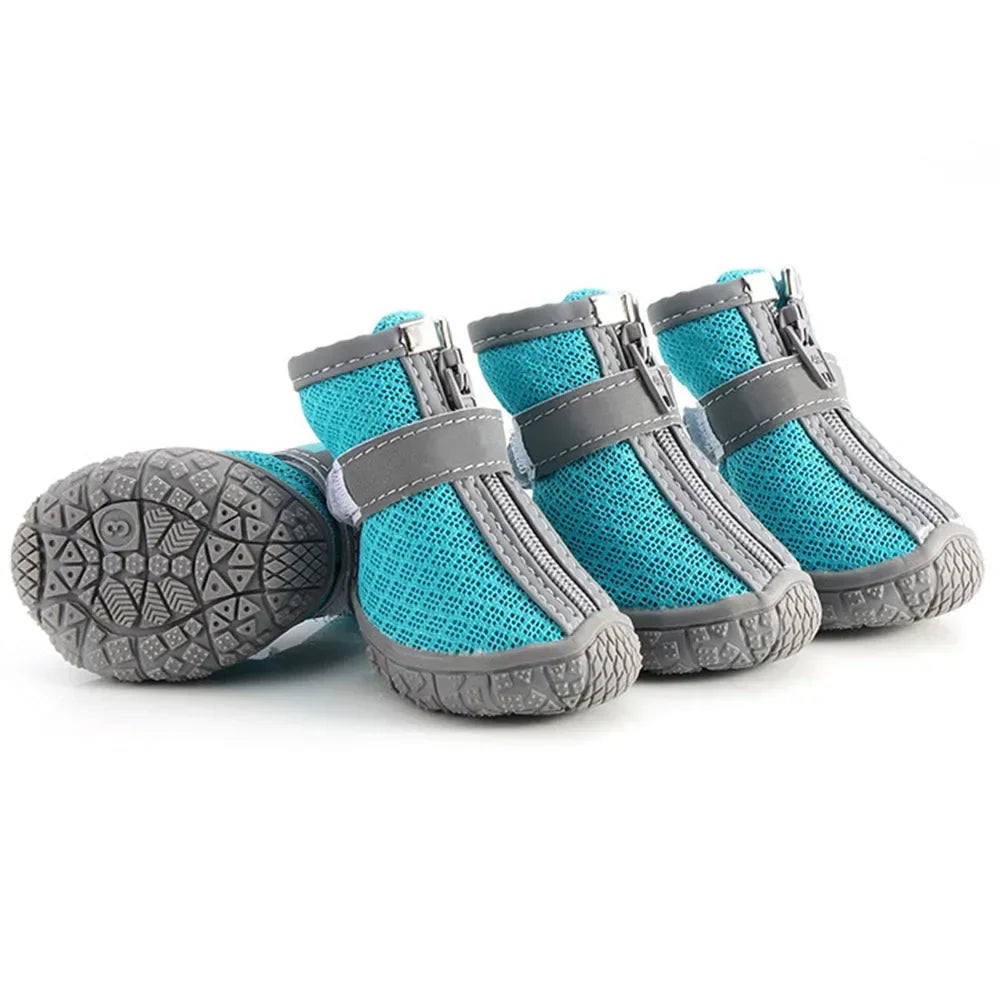 Dog Mesh Shoes Breathable Lightweight Waterproof Reflective Wear-resistant Fashion Sneakers Boots Cats Puppy All Season Hot New