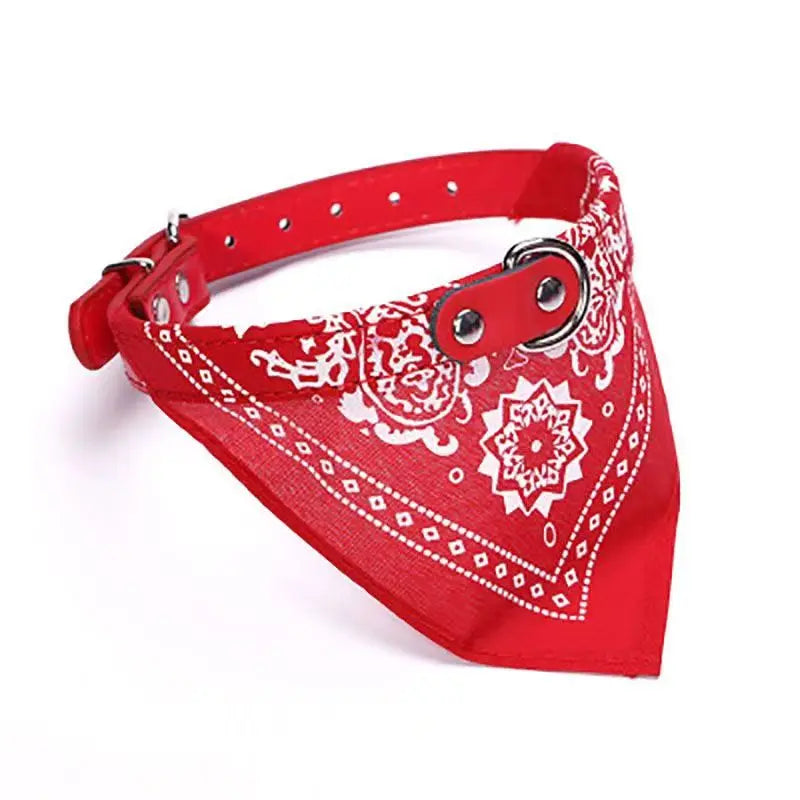 Dog and Cat Collar Bandana for Golden Retrievers, Poodles, and Small to Large Breeds – Pet Accessories and Printed Drool Towels