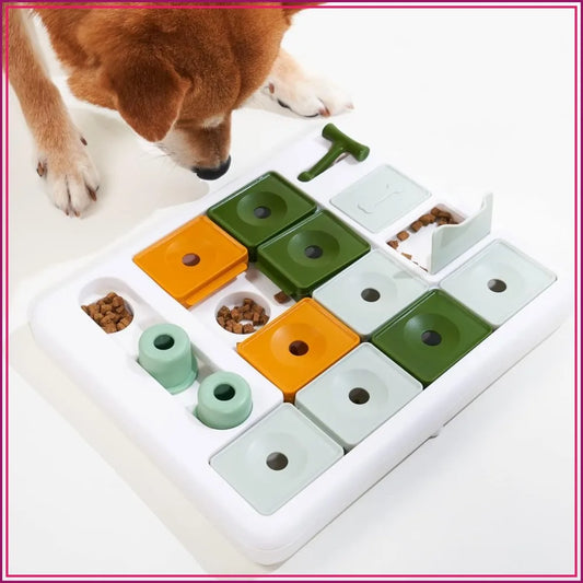 Dog Puzzle Toy 3 Levels, Mental Stimulating for Boredom and Smart Dogs, Treat Puzzle for All Breeds