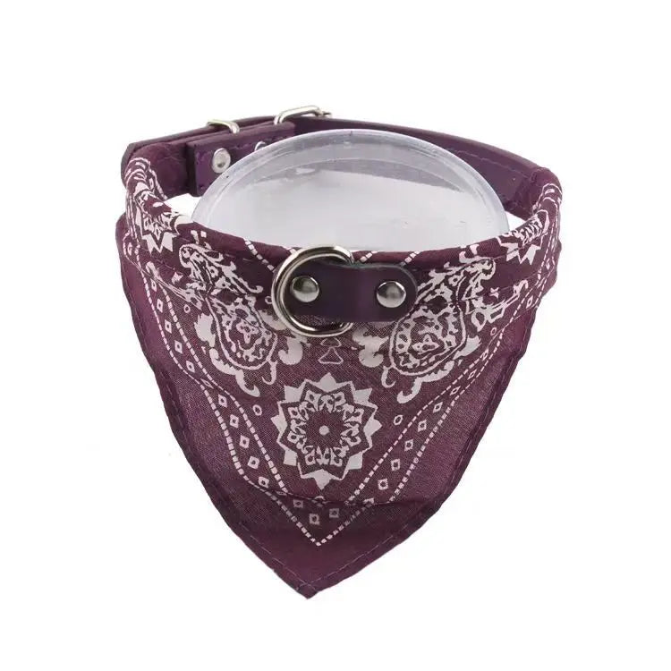 Dog and Cat Collar Bandana for Golden Retrievers, Poodles, and Small to Large Breeds – Pet Accessories and Printed Drool Towels