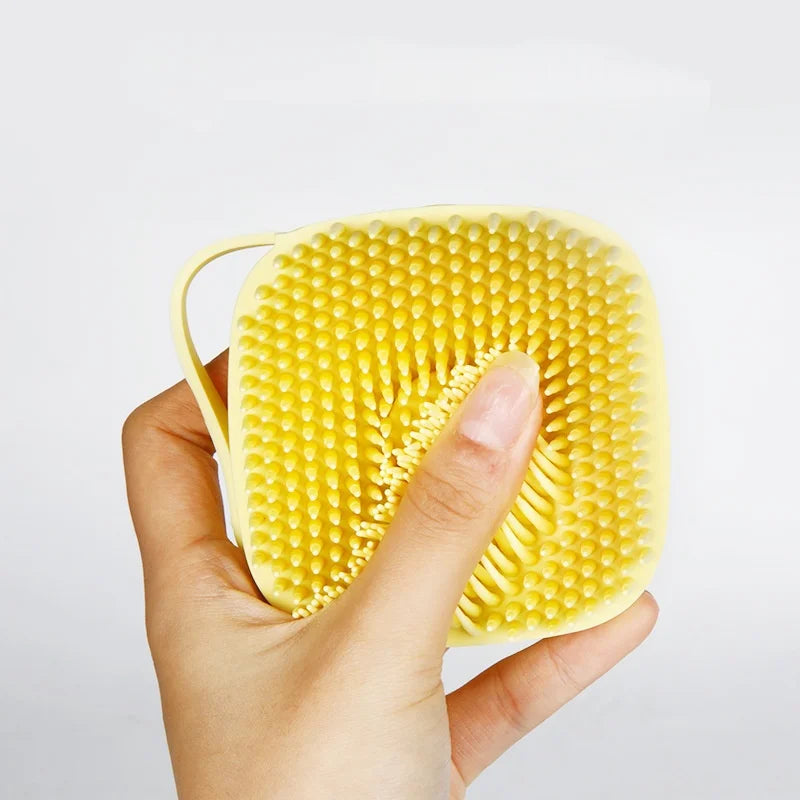 Multifunctional Bath Massage Brush for Dogs And Cats Soft Safety Silicone Puppy Grooming Tool Big Dog Cat Pet Accessories