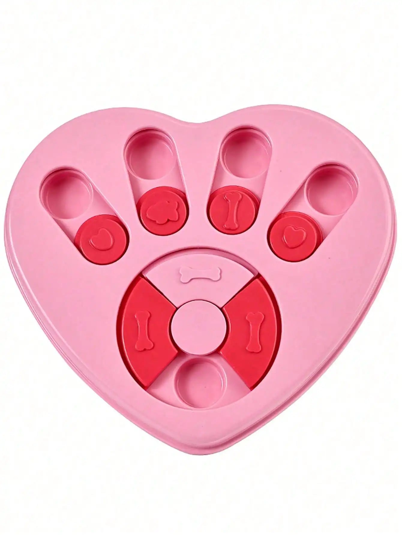1PC Dog Puzzle Toys Slow Feeder, Interactive IQ-Enhancing Food Dispenser, Non-Slip Slow Eating Bowl, Cat And Dog Food Game, Durable And Easy To Clean, Anti-Choking Function, Slow Feed Treat Dispenser,