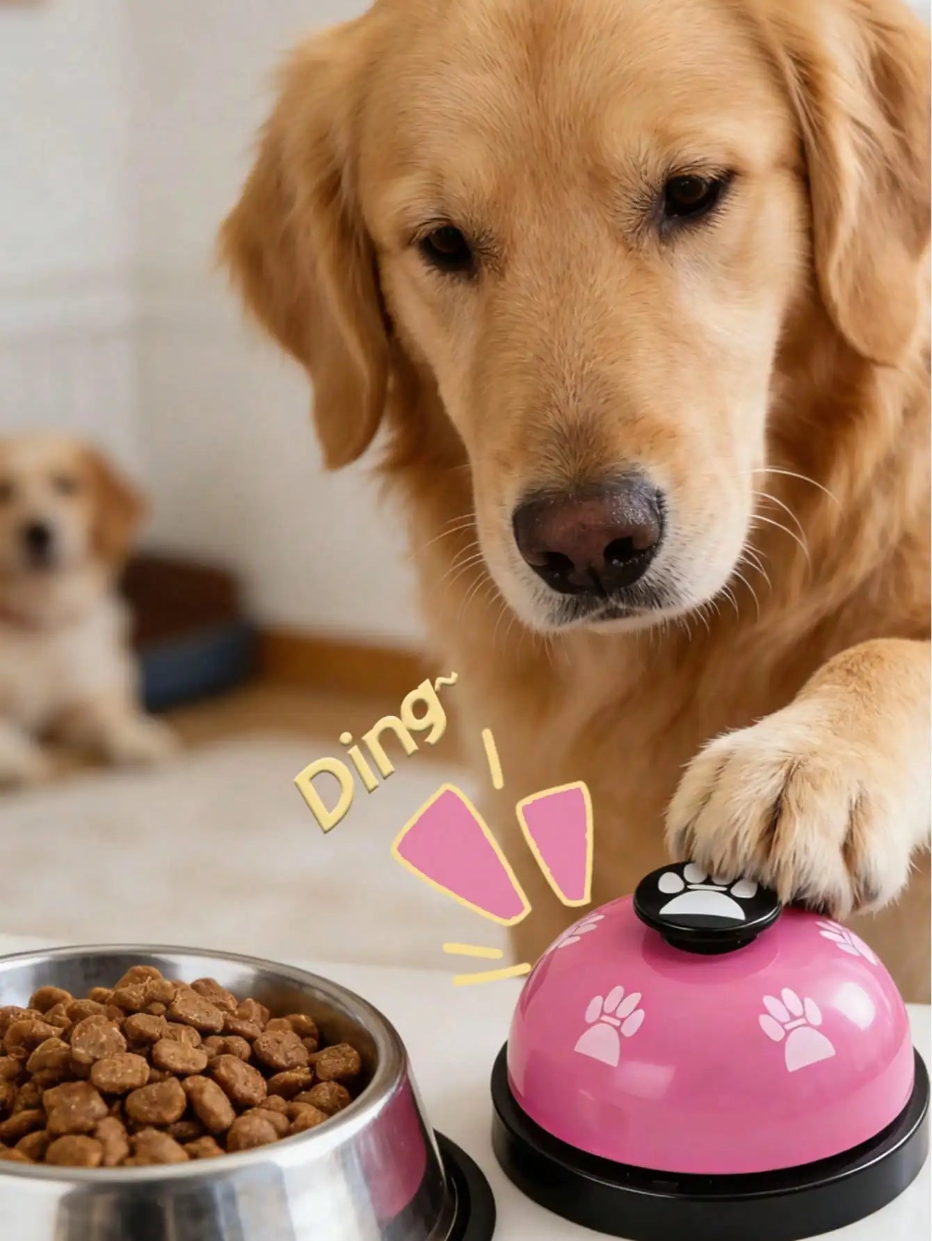 1 Set Pet Training Bells, Dog Potty Training And Outdoor Communication Bells, Dog Agility Training Interactive Toys